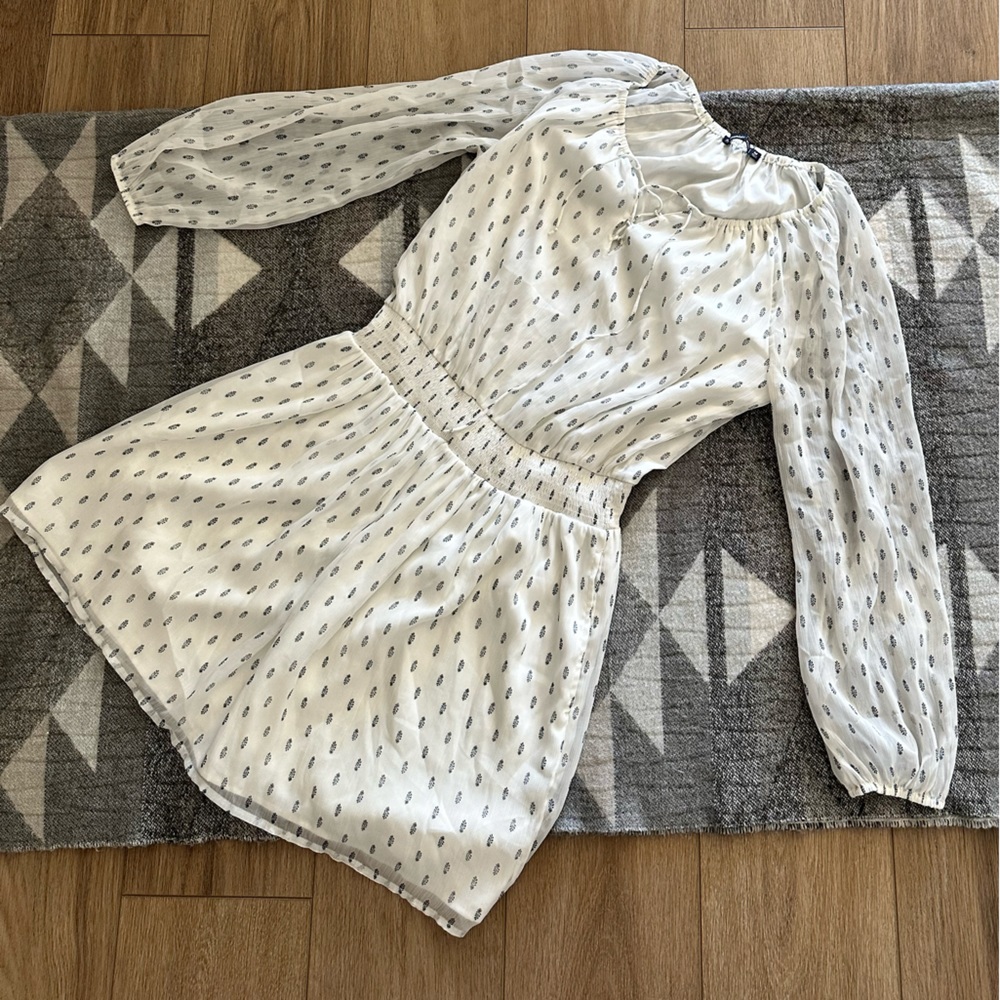 Long sleeve mini dress